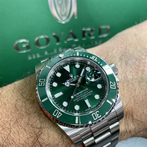 rolex submariner green gold price